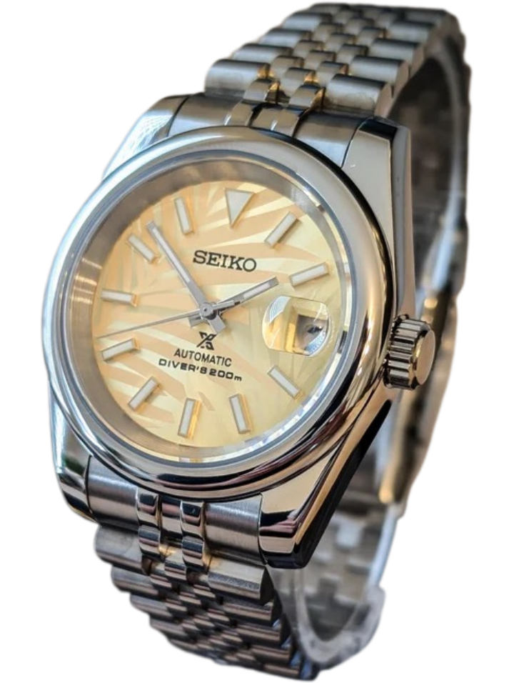 Date J Smooth - Palm Leaves Yellow