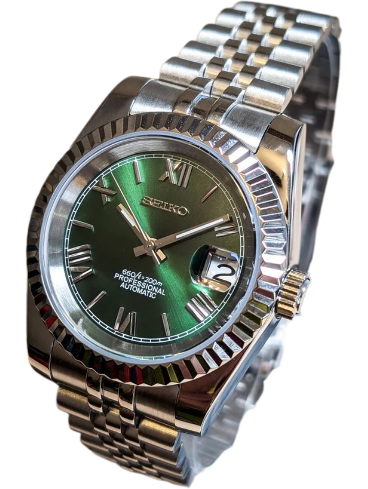 Date J Fluted - Roman Green