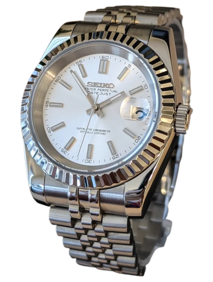 Date J Fluted - Silver