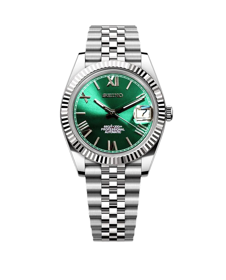 Date J Fluted - Roman Green