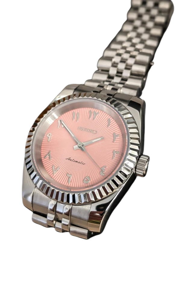 Date J Fluted - Arabic Pink