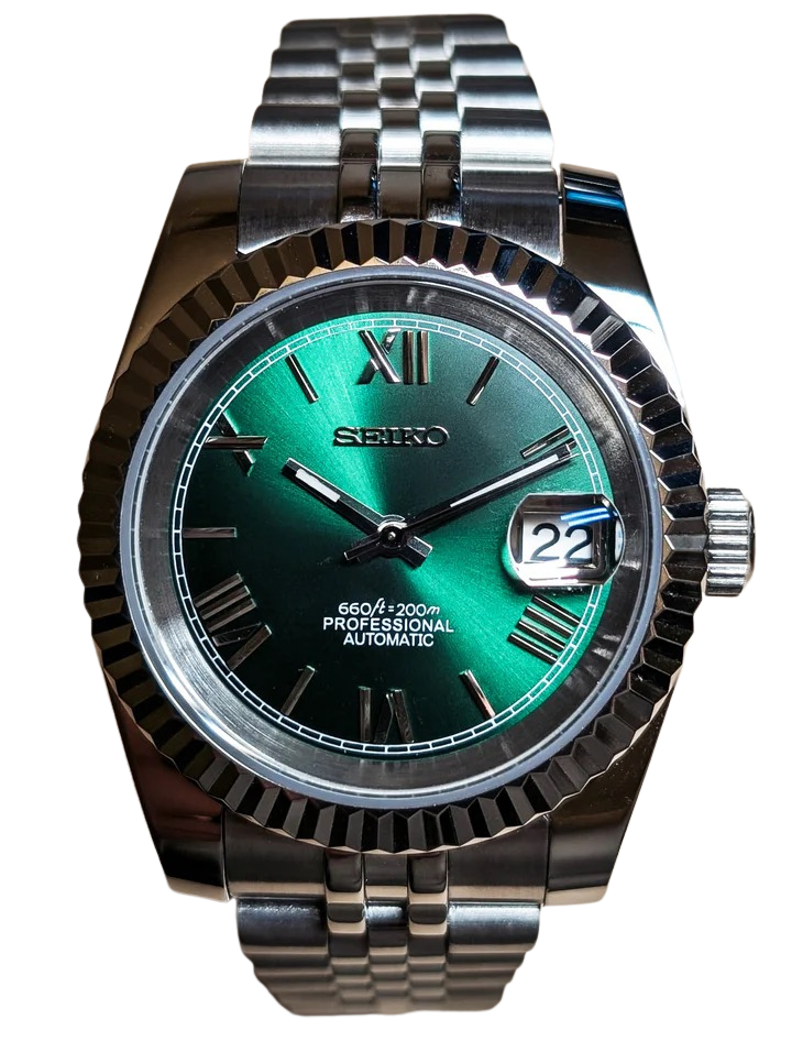 Date J Fluted - Roman Green