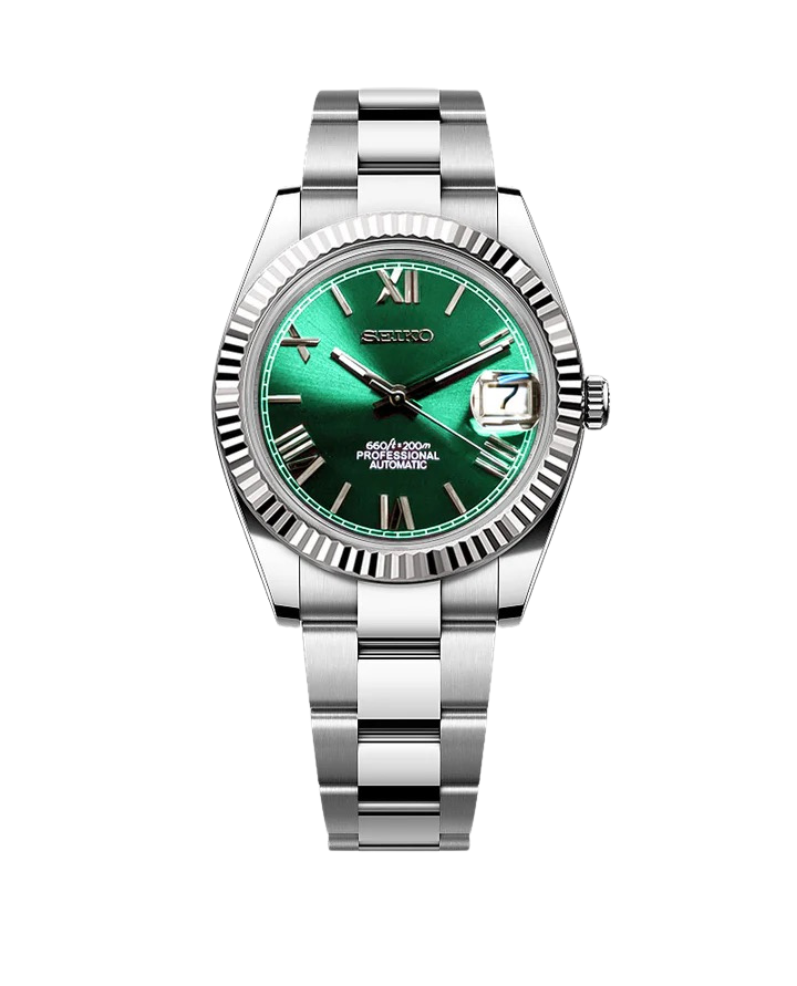 Date J Fluted - Roman Green
