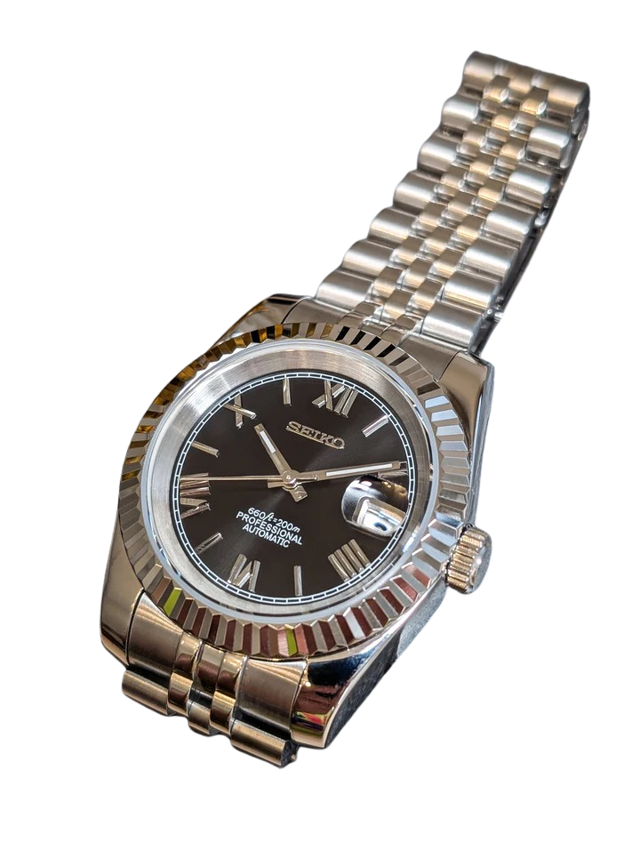 Date J Fluted - Roman Black