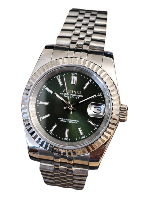 Date J Fluted - Forest Green