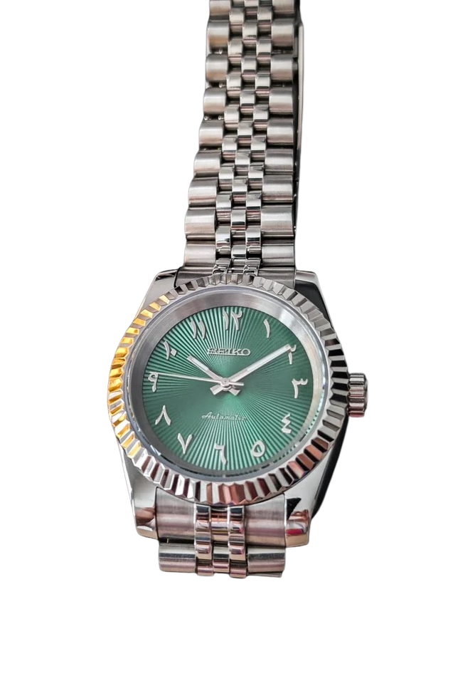 Date J Fluted - Arabic Green