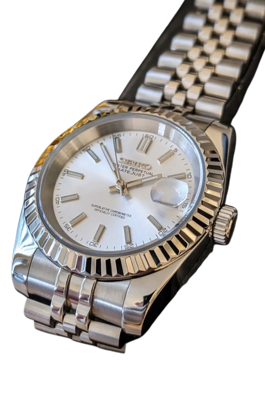 Date J Fluted - Silver