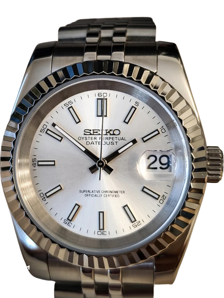 Date J Fluted - Silver