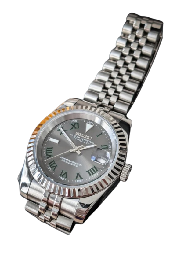 Date J Fluted - Wimbledon Gray