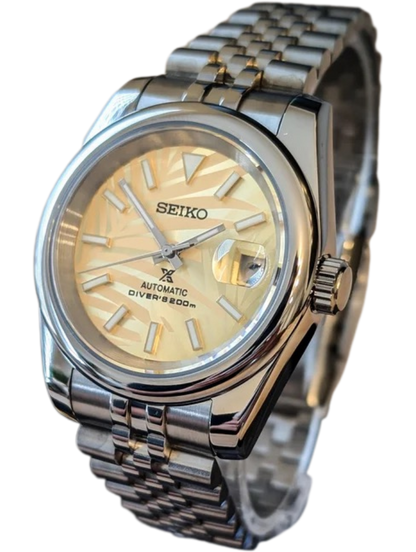 Date J Smooth - Palm Leaves Yellow
