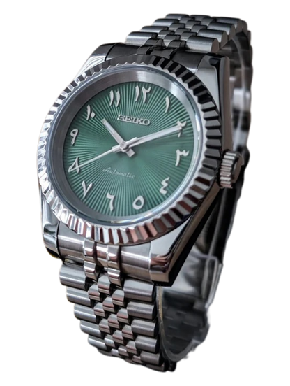 Date J Fluted - Arabic Green