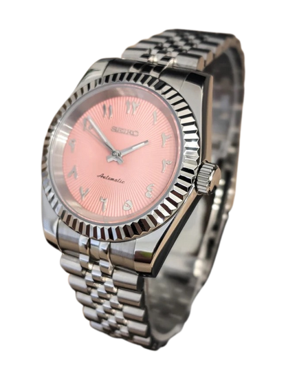 Date J Fluted - Arabic Pink