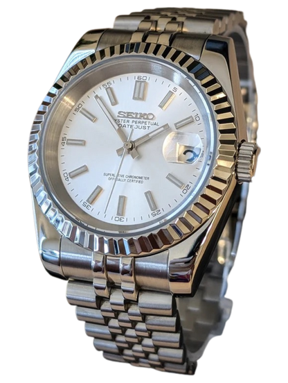 Date J Fluted - Silver