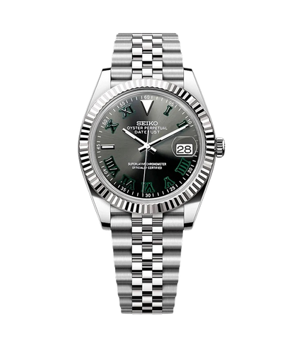 Date J Fluted - Wimbledon Gray