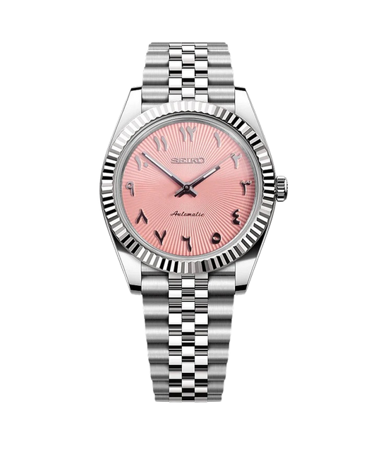 Date J Fluted - Arabic Pink