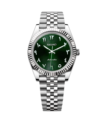 Date J Fluted - Arabic Green