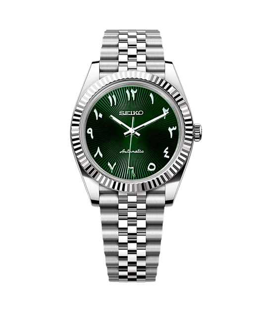 Date J Fluted - Arabic Green