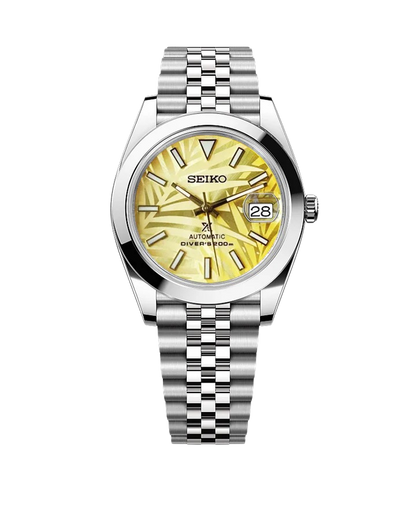 Date J Smooth - Palm Leaves Yellow