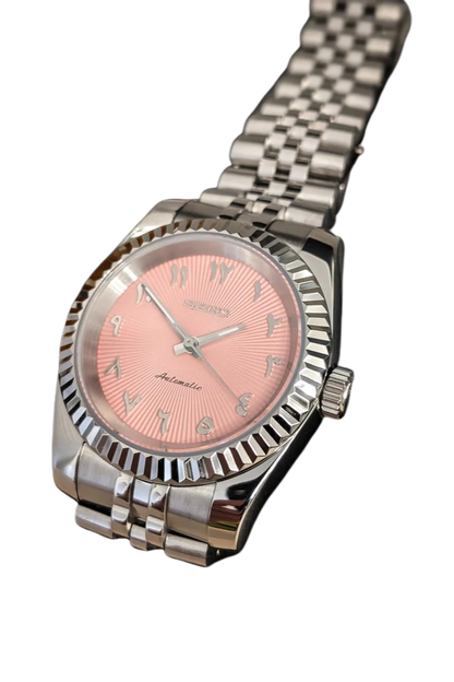 Date J Fluted - Arabic Pink