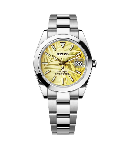 Date J Smooth - Palm Leaves Yellow