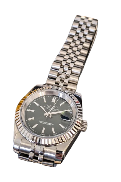 Date J Fluted - Forest Green