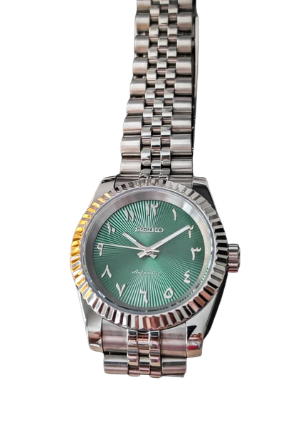 Date J Fluted - Arabic Green