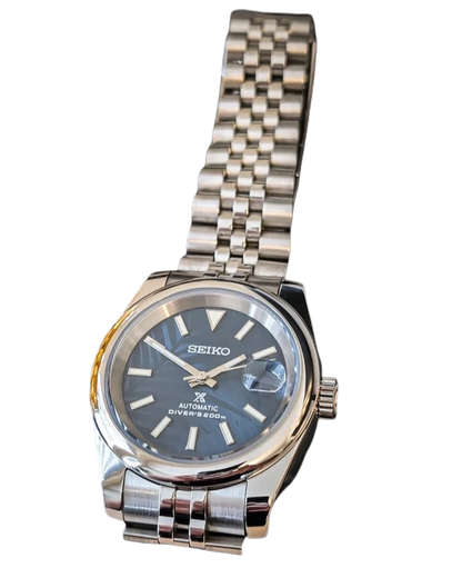 Date J Smooth - Palm Leaves Blue