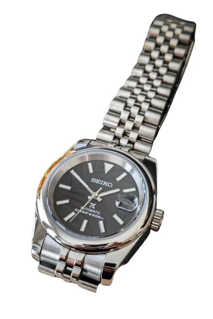Date J Smooth - Palm Leaves Black