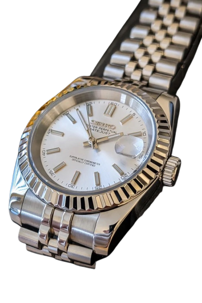 Date J Fluted - Silver