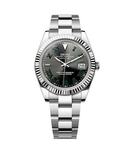 Date J Fluted - Wimbledon Gray