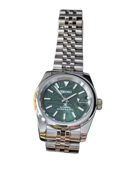 Date J Smooth - Palm Leaves Green