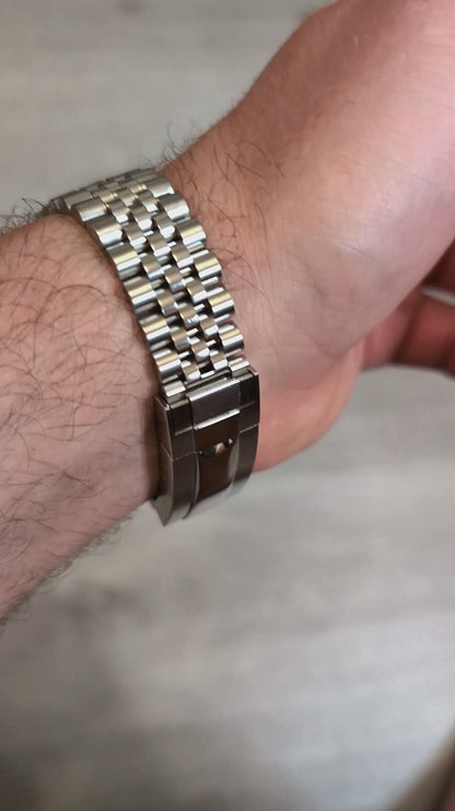 Date J Fluted - Wimbledon Silver